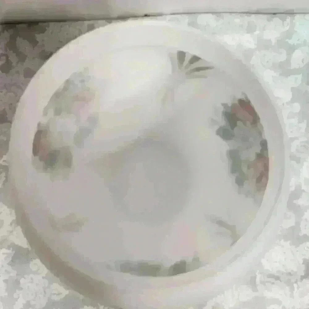 Norleans Floral Apothecary Jar white satin vintage jar with lid - Picture 4 of 6